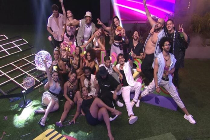 Primeira festa do BBB22 foto Gshow