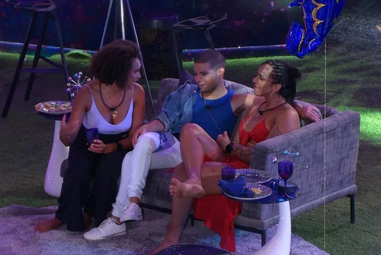 Jessilane, Linn e Vinicius no BBB22