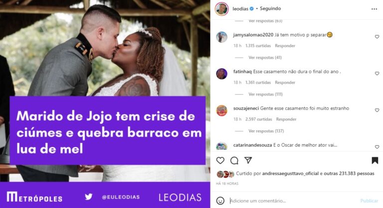 Marido De Jojo Todynho é Expulso Após Crise De Ciúmes E Fim Do Casamento é Anunciado Área Vip 0796