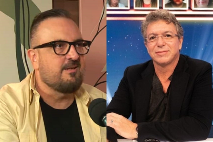 Rodrigo Carelli e Boninho diretor do Big Brother Brasil