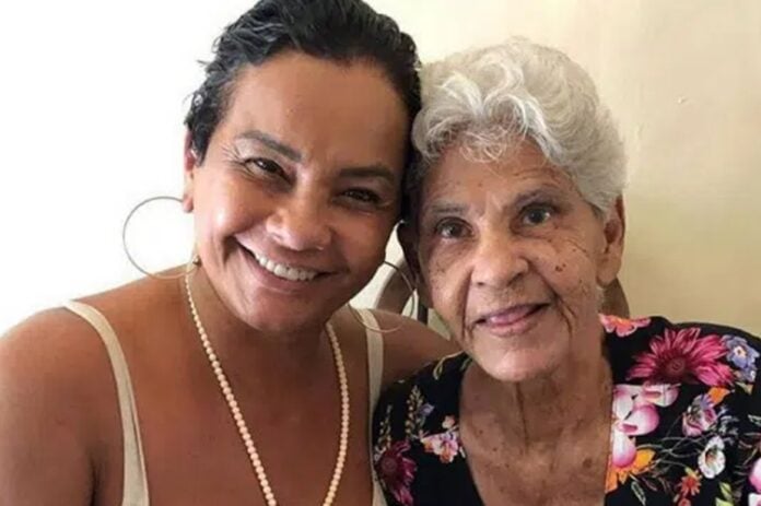 Solange Couto e a mãe