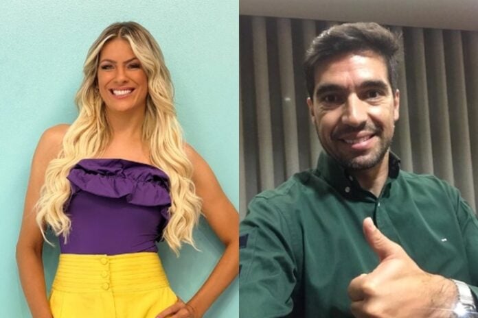 Abel Ferreira e Renata Fan