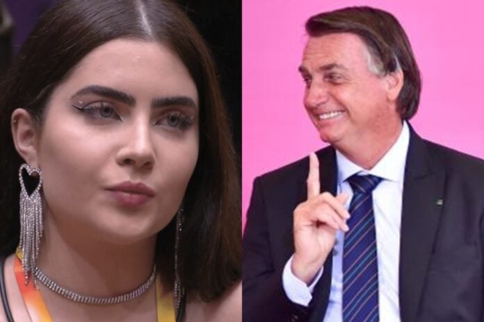 Jade Picon e Bolsonaro