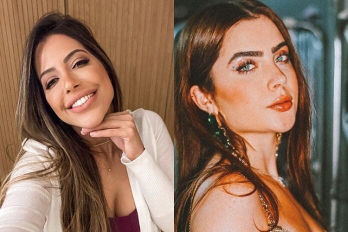 Laís Caldas e Jade Picon reprodução Instagram montagem Area Vip