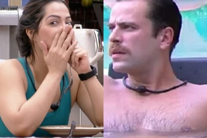 Lais e Gustavo reprodução Gshow montagem Area Vip