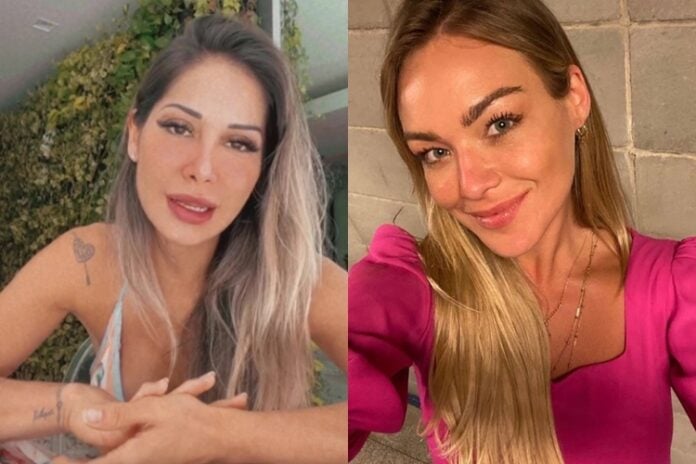 Maíra Cardi e Barbara Heck reprodução Instagram montagem Area Vip