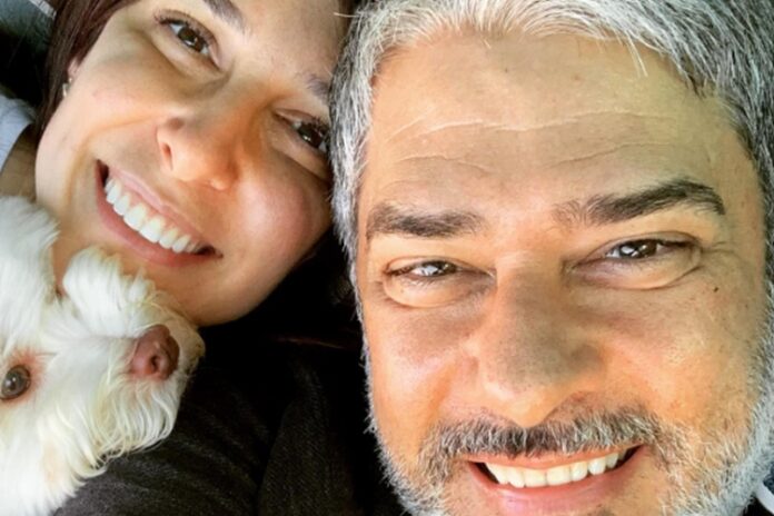 Natasha Dantas e William Bonner reprodução Instagram