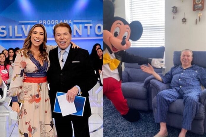 Patrícia Abravanel e Silvio Santos