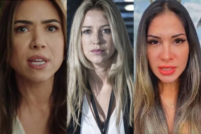 Patrícia, Luana e Maíra Cardi na Globo