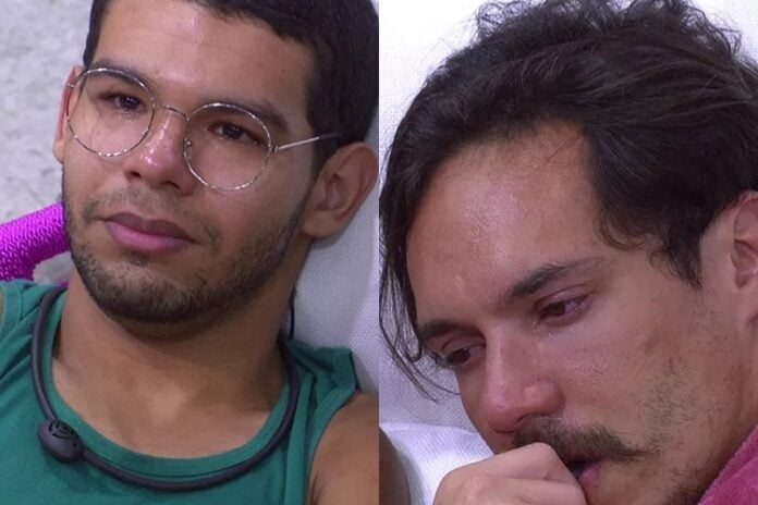 Vinicius e Eliezer no BBB22 (Foto: Reprodução/Globo)