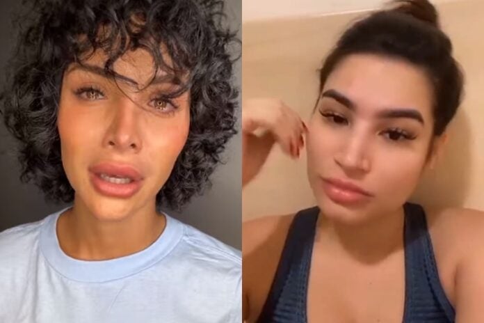 Aline Mineiro e Raissa Barboras reprodução Instagram montagem Area Vip