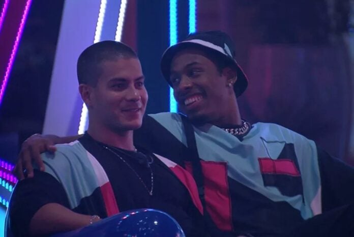 Arthur Aguiar e Paulo André no BBB22