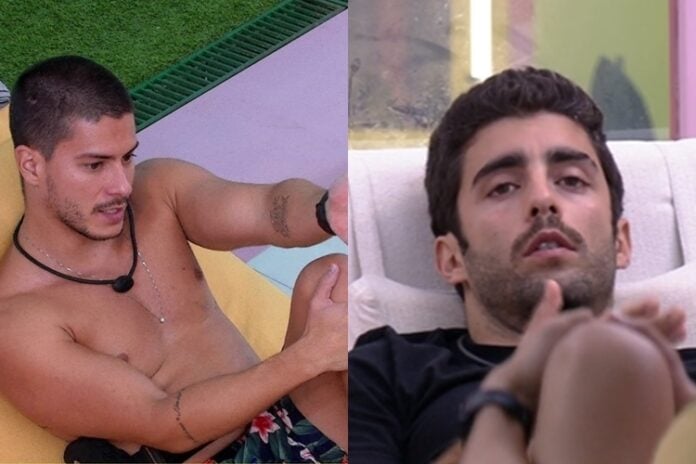 Arthur Aguiar e Pedro Scooby no BBB22