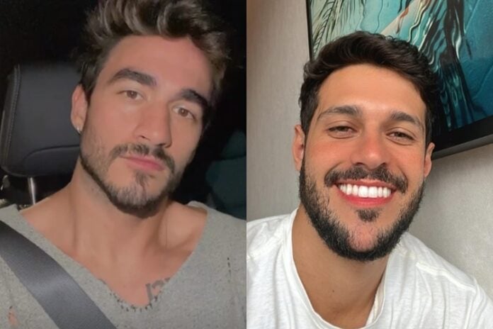 Gui Napolitano e Rodrigo Mussi reprodução Instagram montagem Area Vip