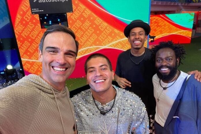 Tadeu Schmidt, e DG PA E Arthur Aguiar no BBB22 instagram