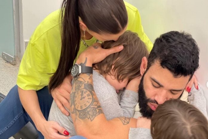 Gusttavo Lima e familia reprodução Instagram