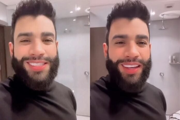 Gusttavo Lima reprodução Instagram montagem Area Vip