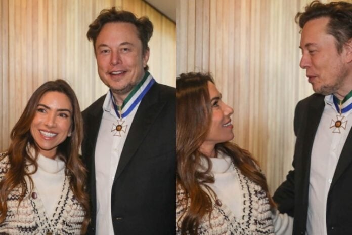 Patrícia Abravanel e Elon Musk