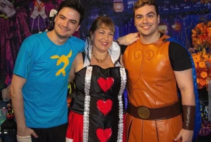 Rosa, Felipe e Luccas Neto