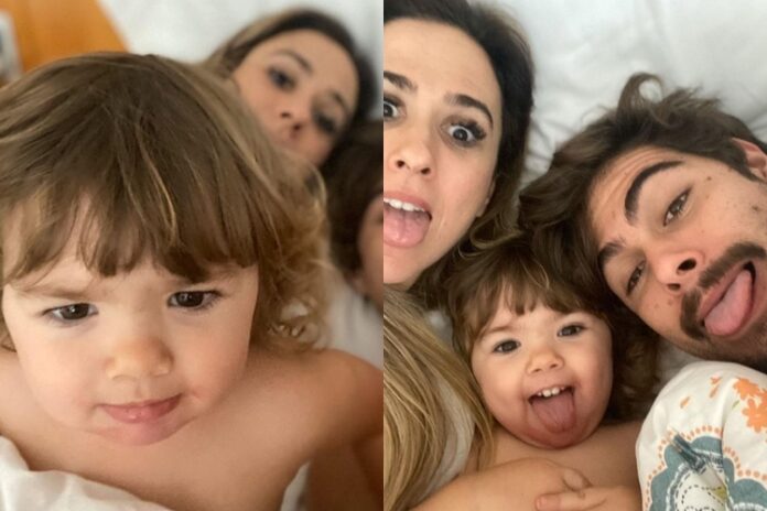 Clara, Tatá Werneck e Rafael Vitti