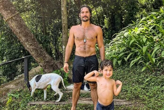 Dudu Azevedo com o filho Joaqum - Foto Instagram