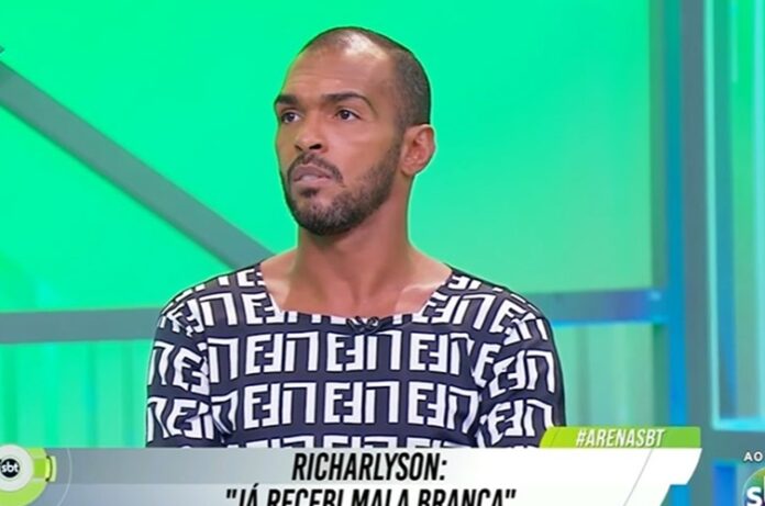 Ex-jogador Richarlyson no Arena SBT - Foto/SBT