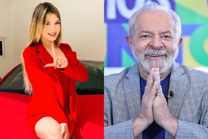 Mc Melody e Lula (Foto: Instagram/Ricardo Stuckert)