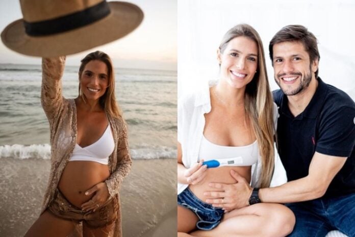 Bia Feres e marido reprodução Instagram montagem Area Vip