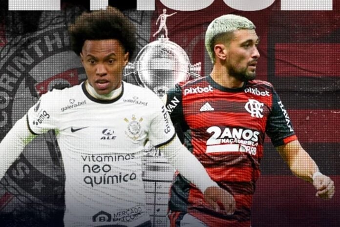 Corinthians e Flamengo no SBT