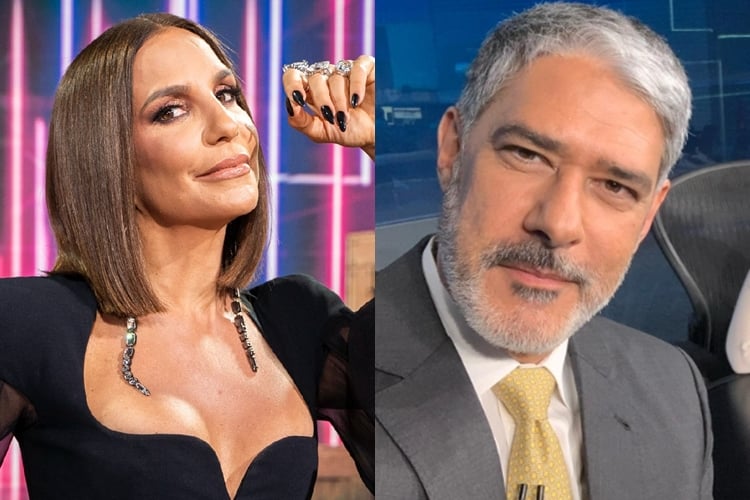 Ivete Sangalo e William Bonner