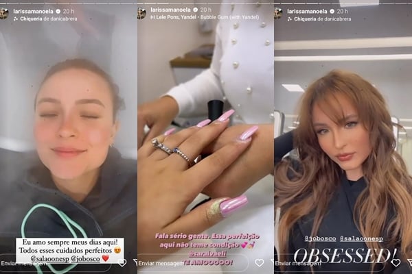 Larissa Manoela reproduçãos Stoires Instagram