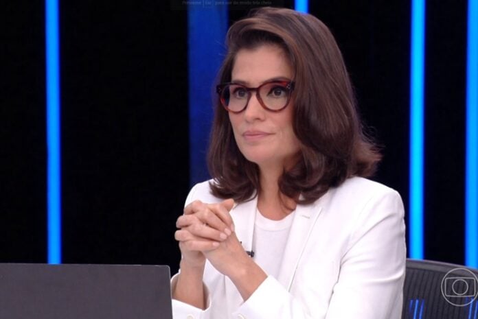 Renata Vasconcellos bate de frente com Bolsonaro