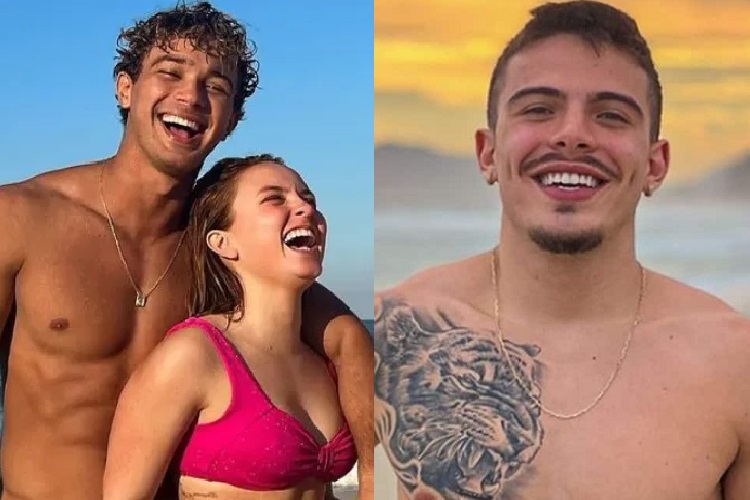 André Luiz Frambach, Larissa Manoela e Thomaz Costa (Foto: Montagem/Instagram)