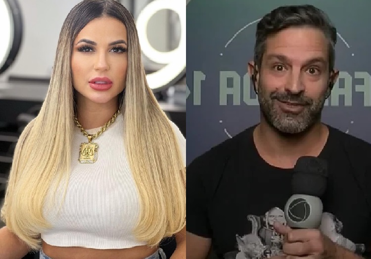 Deolane Bezerra e Iran Malfitano (Foto: Reprodução/Instagram/RecordTV)