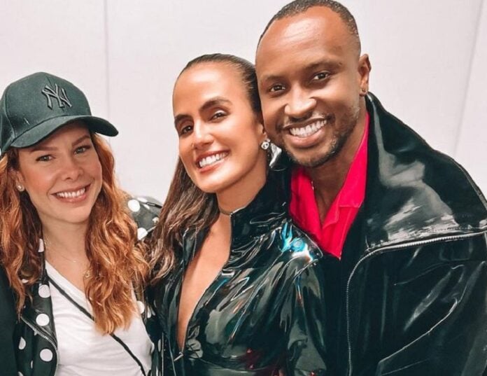 Fernanda Souza, Carol Peixinho e Thiaguinho (Foto: Reprodução/Instagram)