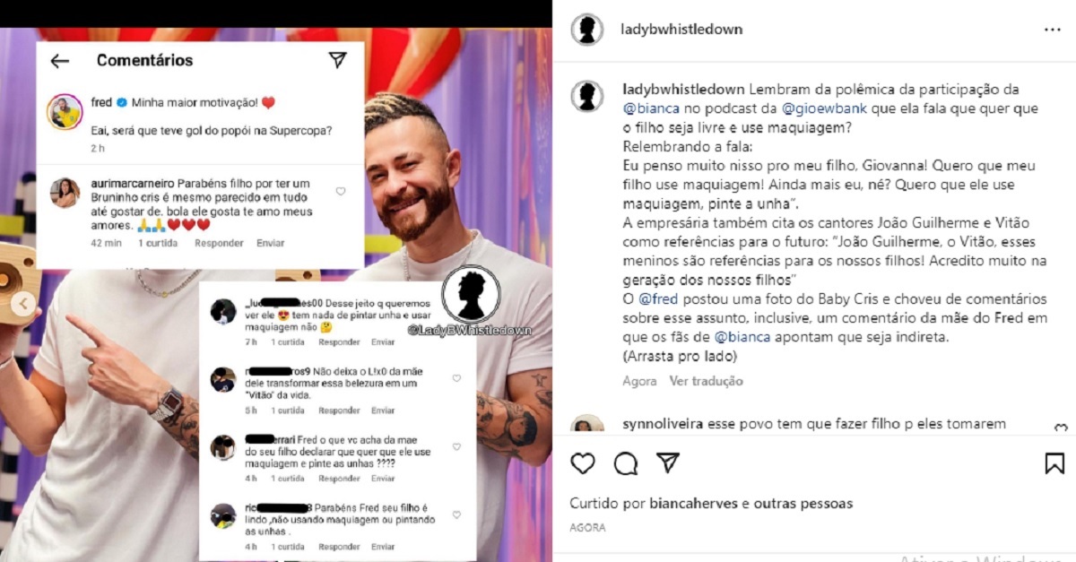 Mãe de Fred manda suposta indireta para Bianca Andrade (Foto: Reprodução/Instagram)