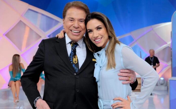 Silvio Santos e Patrícia Abravanel