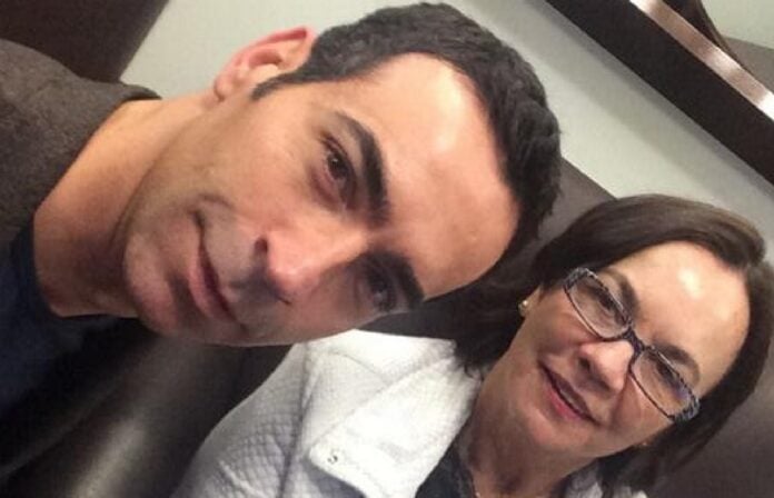 César Tralli e Edna Tralli (Foto: Instagram/Reprodução)