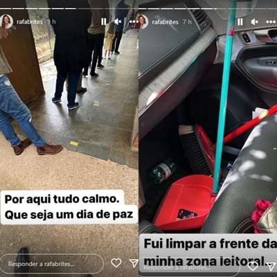 Rafa Brites reprodução Instagram Stories