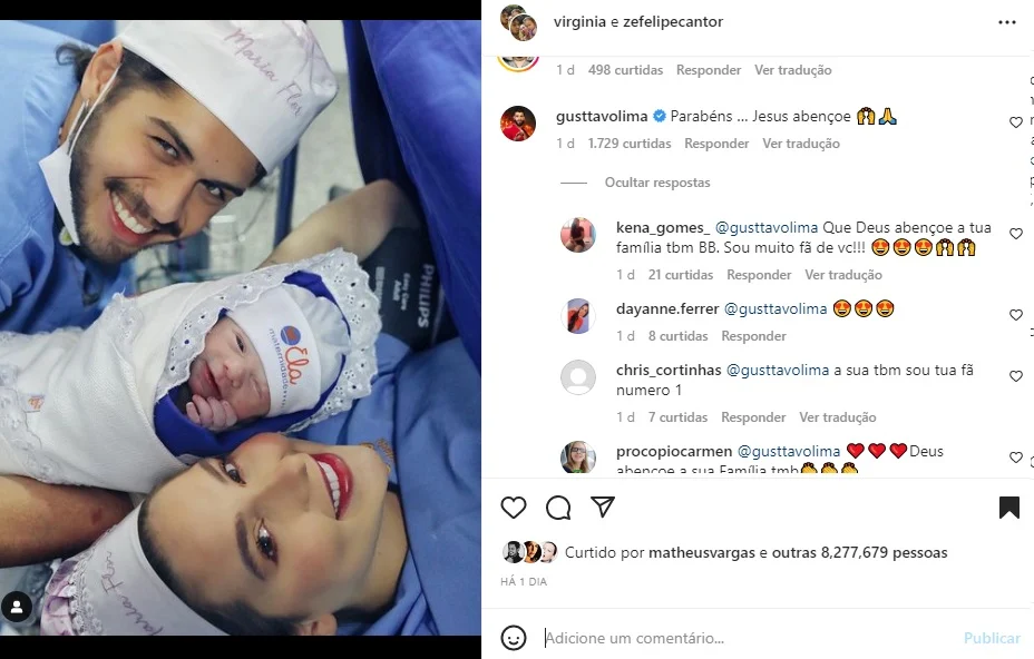 Virginia Fonseca e Zé Felipe (Foto: Reprodução Instagram)