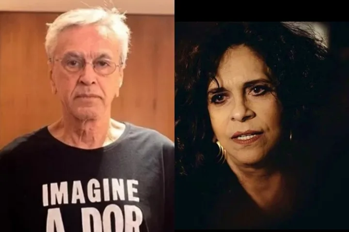 Caetano Veloso e Gal Costa Instagram montagem Area Vip