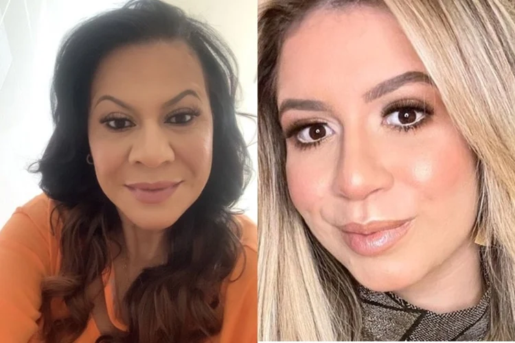 Dona Ruth e filha Marília Mendonça reprodução Instagram montagem Area Vip