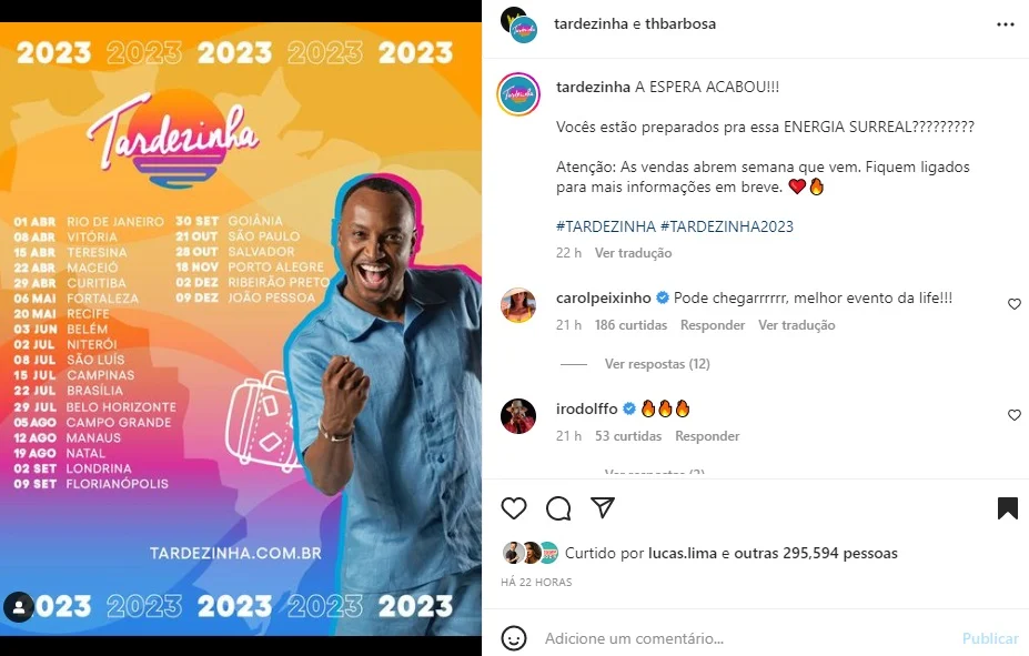 Postagem Thiaguinho (Foto: Reprodução Instagram)