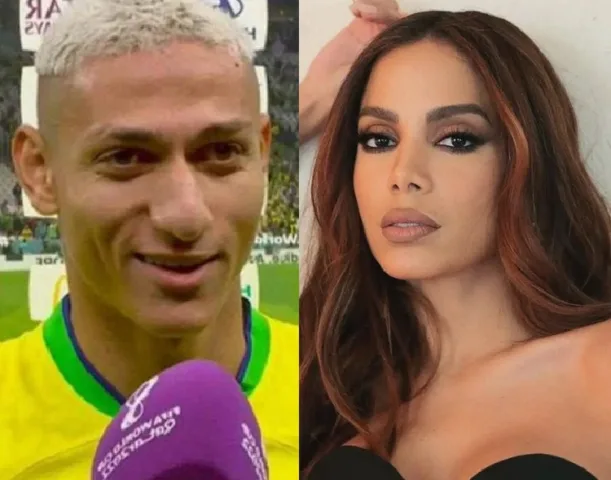 Richarlison e Anitta (Foto: Globo/Instagram)