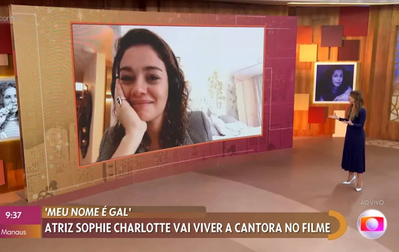 Encontro com Patrícia Poeta, Sophie Charlotte interpreta Gal Costa no  filme 'Meu Nome é Gal