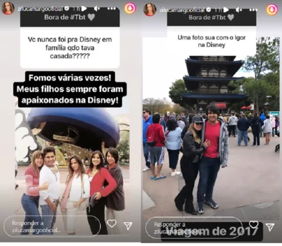 Zilu Godoi posta foto abraçada e Zezé di Camargo em clique antigo (Foto: Reprodução/Instagram)