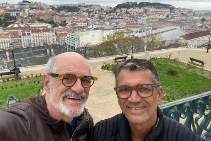 Aos 70 anos ator Marcos Caruso vai a Portugal e se casa com