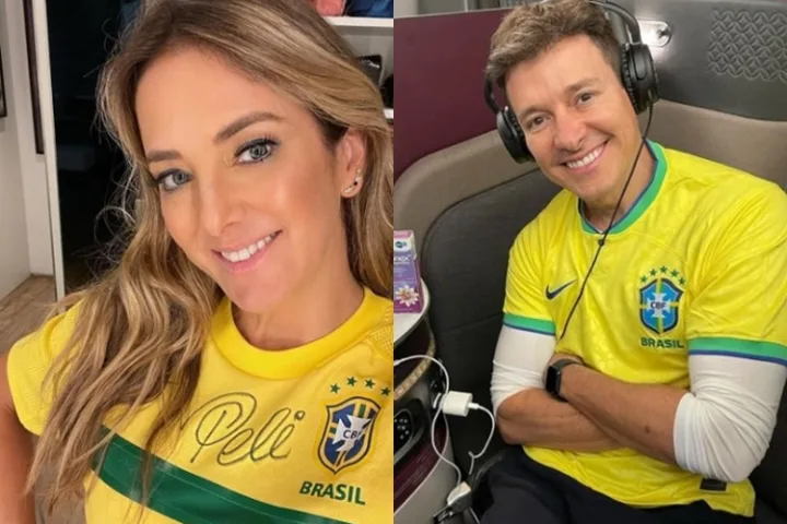 Ticiane Pinheiro e Rodrigo Faro Reprodução instagram montagem Area Vip