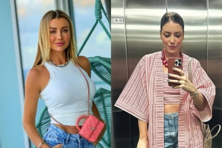 Ana Paula Siebert e Fabiana Justus reprodução instagram montagem Area vip