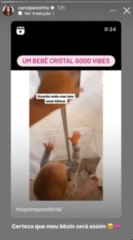 Carol Peixinho fala sobre seu futuro baby